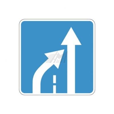 купить дорожный знак 5.15.5д, 5.15.6д Конец полосы в Новороссийске